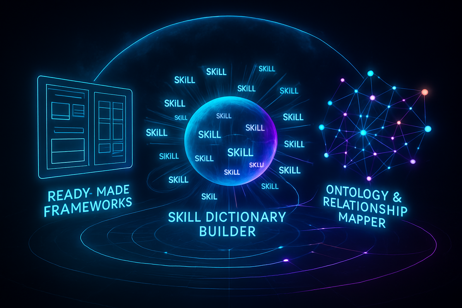 Professional using technology